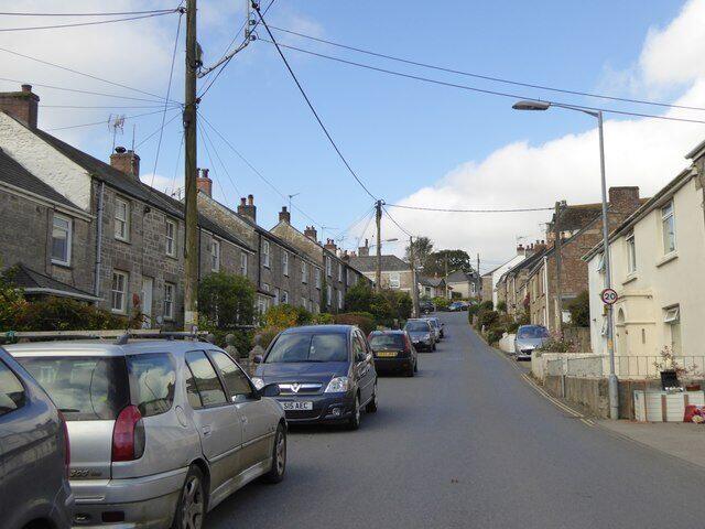 Fore Street in Constantine, the village the surgery serves